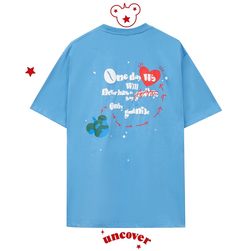 Áo Thun Uncover Love Phone Màu Xanh | BigBuy360 - bigbuy360.vn