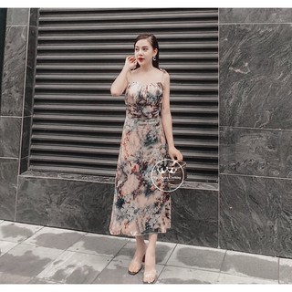 [Hàng Thiết Kế] Váy Lụa 2 Dây Cao Cấp