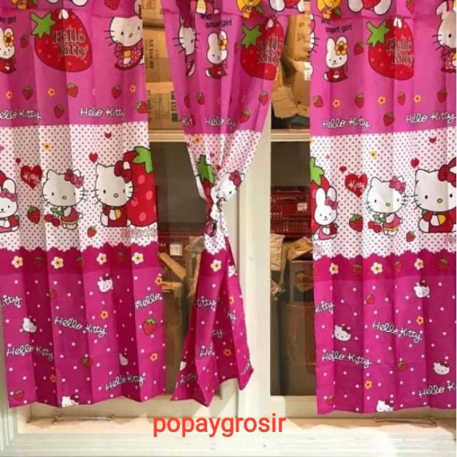 Rèm Cửa Sổ In Hình Hello Kitty