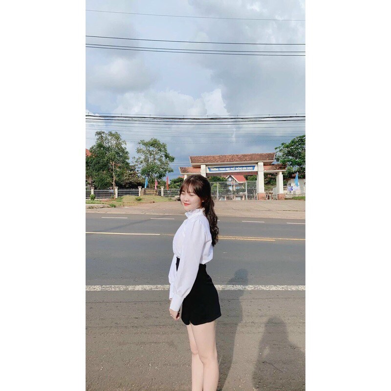 Áo sơ mi tay dài bo tay cổ viền chất kate - B5N 🌦 🌦 🌦 N ᴇ ᴡ   U ᴘ ᴅ ᴀ ᴛ ᴇ  🌦 🌦 🌦