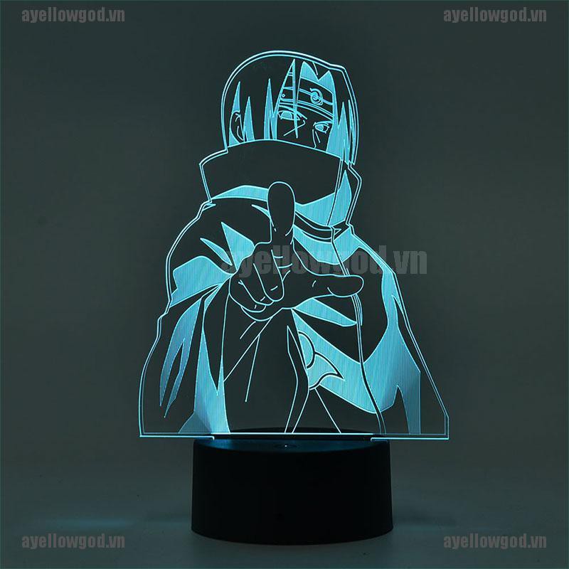 Đèn Ngủ Led 3d Hình Sasuke Kakashi Cho Bé