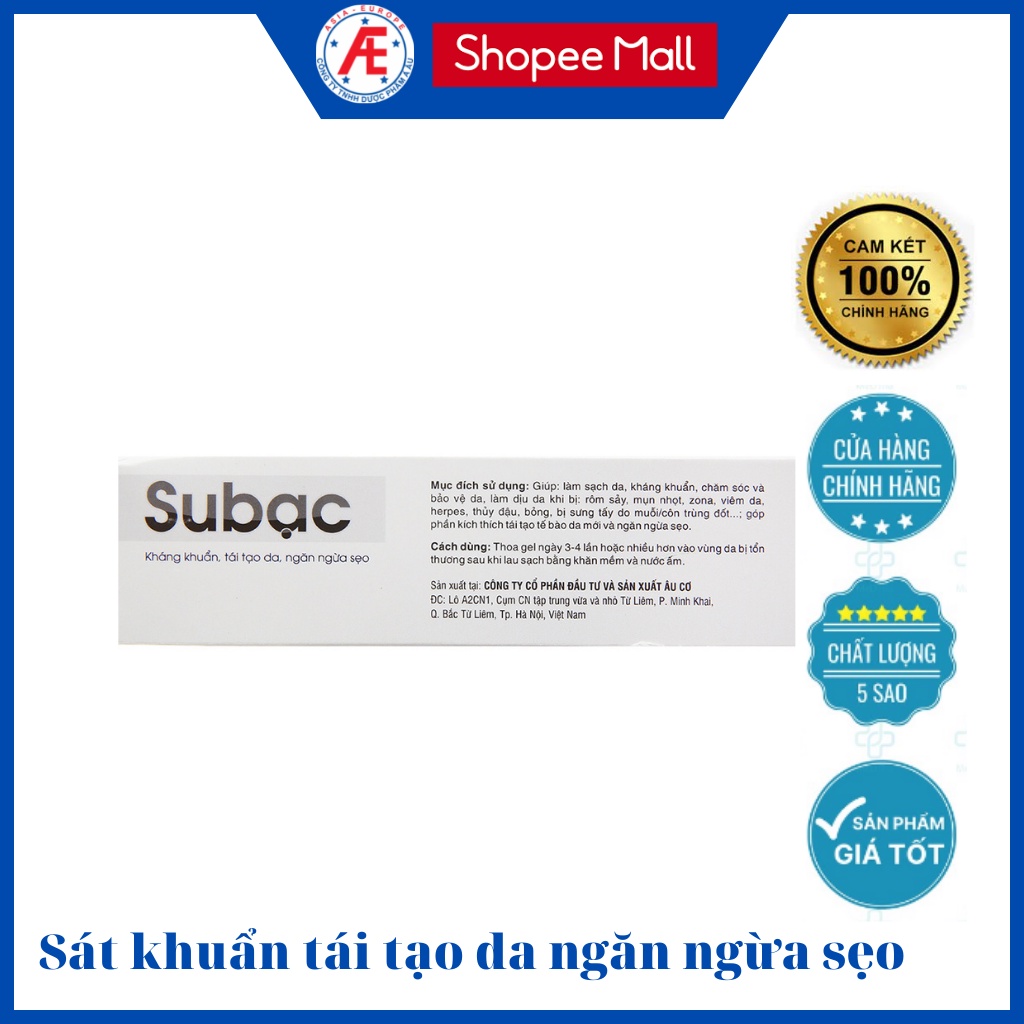 Gel Làm Sạch Da SuBạc