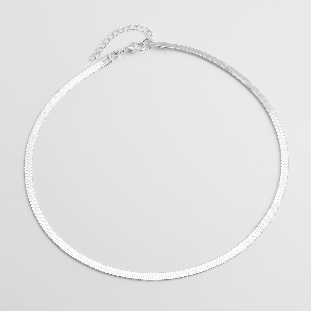 Fashion Clavicle Blade Chain Women Gold Silver Color 35+5cm Snake Choker Necklace