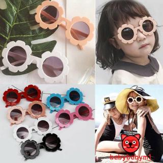 Kính râm thời trang phong cách mùa hè kiểu hoa đáng yêu cho bé