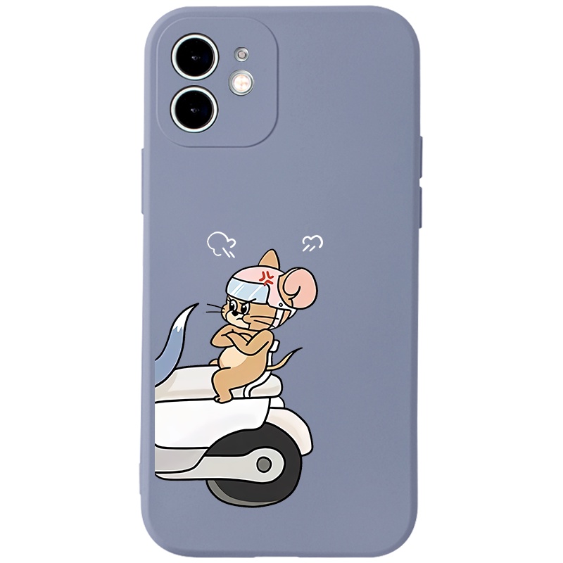 Ốp lưng JURSUE hoạt hình cặp đôi dễ thương đẹp Cho iPhone 14 13 12 11 Pro Max SE 2020 X XR XS 8 7 ip 6S 6 Plus kute Y2308