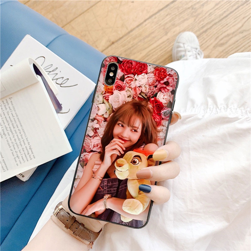 Iphone Ốp Điện Thoại Silicon Mềm Hình lisa 3vd28 Cho Iphonex xs max 5 5s 6 6s plus 7 8 plus se