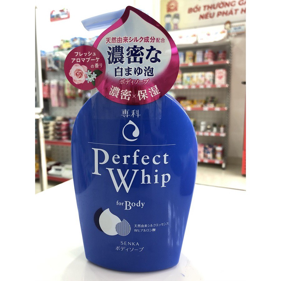 SỮA DƯƠNG THỂ SENKA PERFECT WHIP FOR BODY XANH 500ML (NHẬT BẢN)