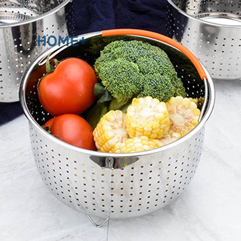 Giỏ Hấp Bằng Thép Không Gỉ Tiện Lợi