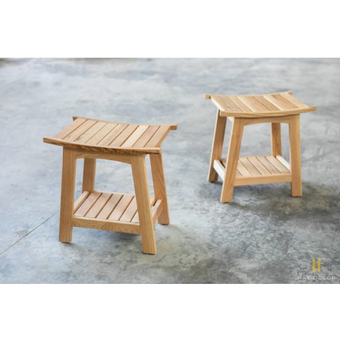 Ghế Đôn Pallet Gỗ/ Ghế gỗ pallet mặt cong