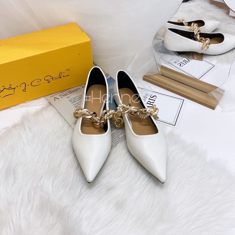 HENNE - Bệt quai xích vàng đan ngọc | BigBuy360 - bigbuy360.vn