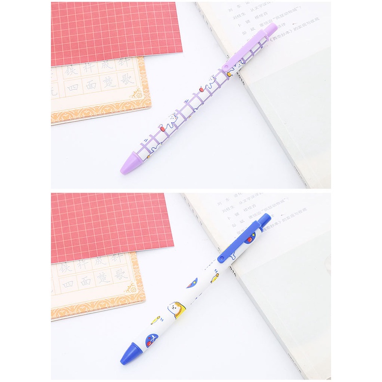 Set 6 Bút Bi Tạo Hình Động Vật Dễ Thương