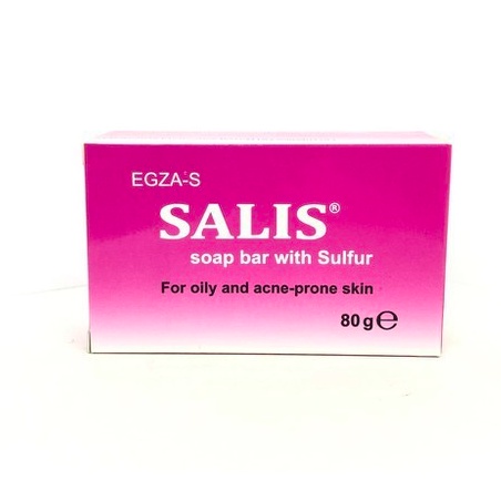 Xà Phòng Tắm Salis Bar 80g Giảm Mụn Lưng Ngực Và Dày Sừng Nang Lông (1 bánh)