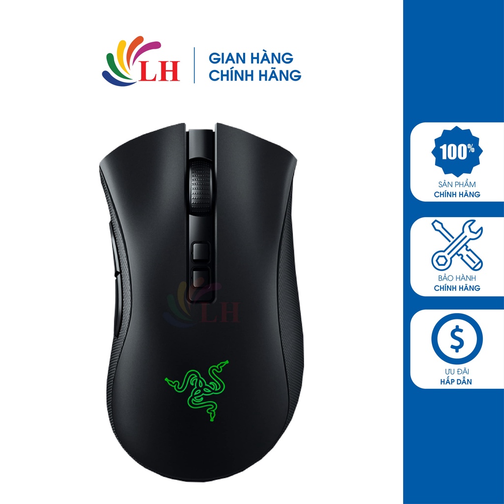 Chuột không dây Gaming Razer DeathAdder V2 Pro RZ01-03350100-R3A1 - Hàng chính hãng - DPI 20000, cảm biến Razer Focus+