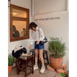 Sơ mi voan lụa dáng rộng