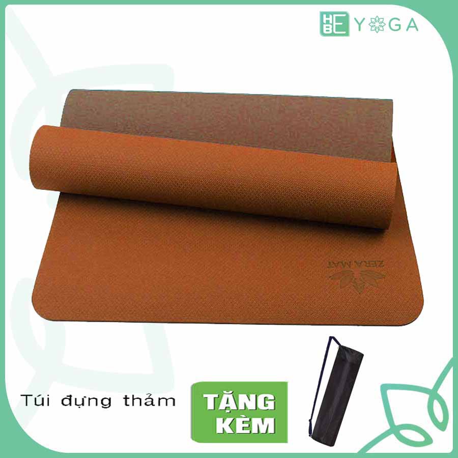 Thảm Tập Yoga Hebeyoga Zera Mat Tpe 6mm 2 Lớp Cao Cấp