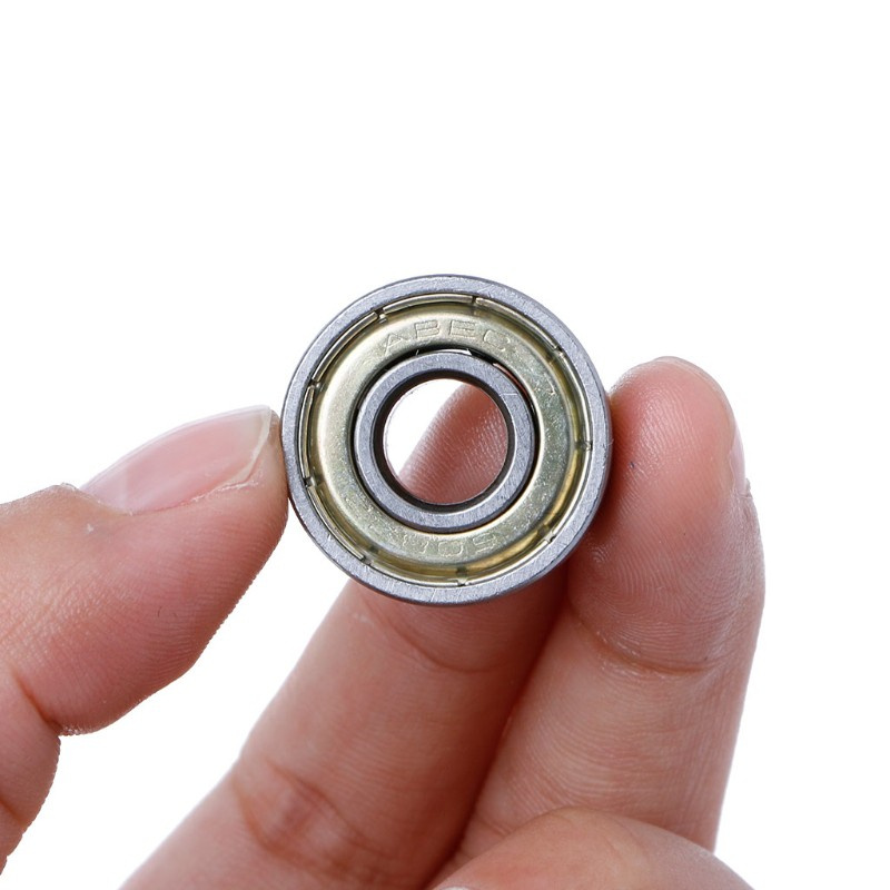 Bộ 10 bạc đạn 608ZZ mini bằng kim loại có vành đôi bảo vệ cho các bộ phận máy in 3D