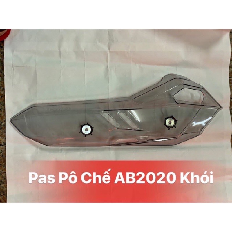 Ốp Che Pô AB airblade 2020 màu khói