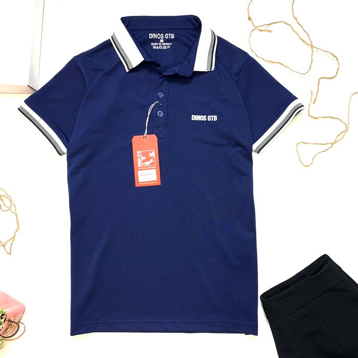 Áo Thun POLO Nam Đồng Phục Quán Cafe, Quán Ăn Chất Vải Mát Thấm Hút Mồ Hôi - Dinos GTB