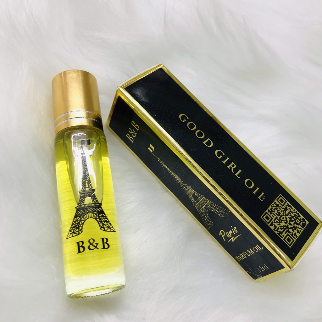 [Lưu hương 16 tiếng] Tinh dầu nước hoa nam nữ mini Pháp B&amp;B dạng lăn 12ml (không cồn)