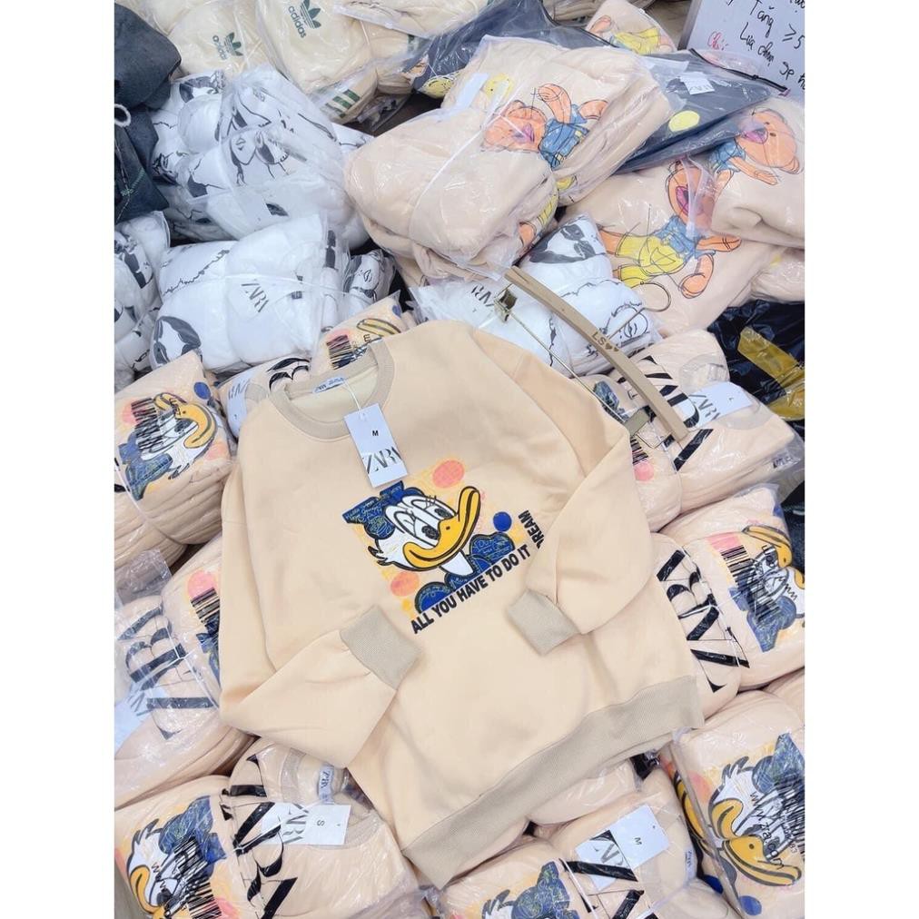 Áo Sweater Nữ, Áo Khoác Nữ Sweater Vịt Donan Form Siêu Thụng Siêu Xịn. | BigBuy360 - bigbuy360.vn