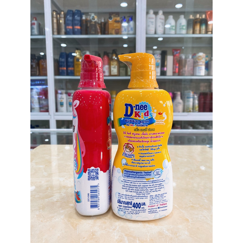 Sữa tắm cho bé Dnee Kid Thái 400ml tắm gội toàn thân trẻ em D-nee chính hãng 2X MART