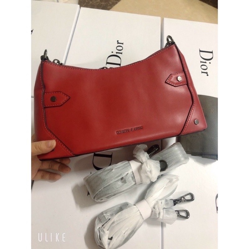 Túi cnk đeo chéo kẹp nách màu đỏ