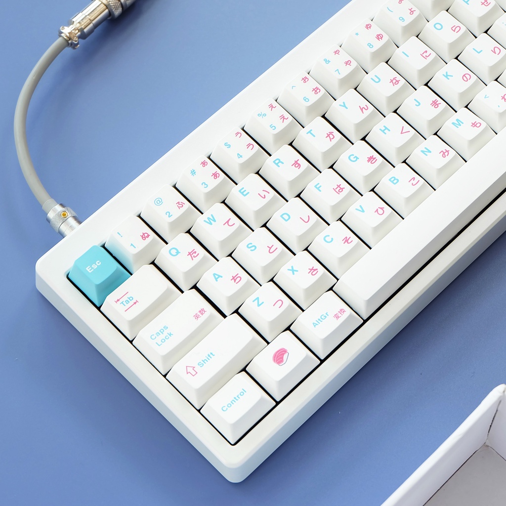 Keycap PBT Cherry Profile 135 Key Dye Thăng hoa Bố cục ANSI Keycap cho bàn phím cơ Công tắc Gateron Kailh Cherry MX