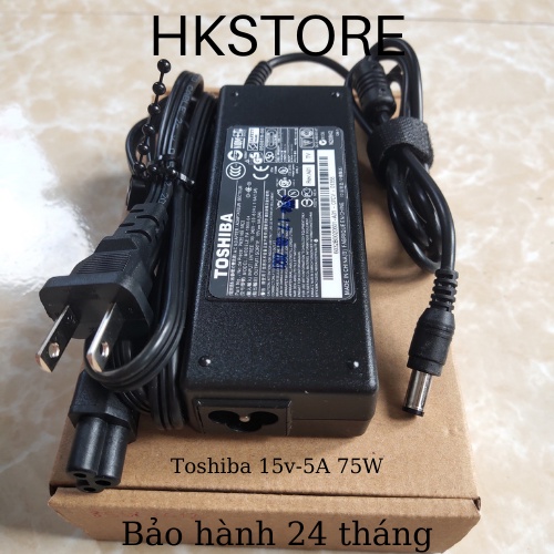 Sạc Laptop Toshiba 15V-5A 75W Dùng cho Laptop Toshiba Tecra A6 A7 A8 A9 A10