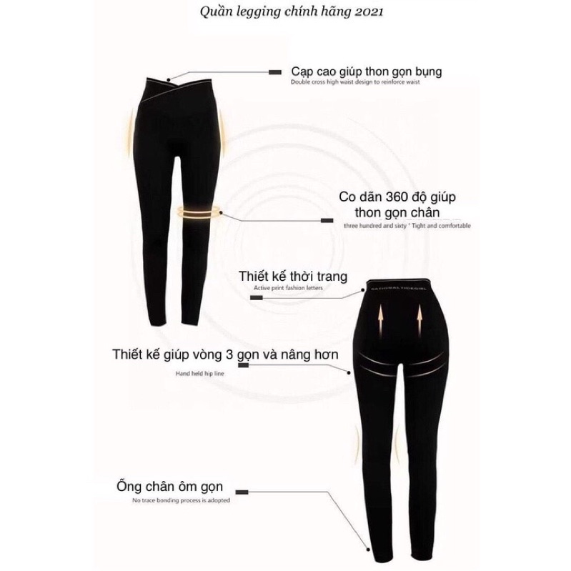 Quần legging cạp cao gen bụng cạp chéo sieu tôn dáng | BigBuy360 - bigbuy360.vn
