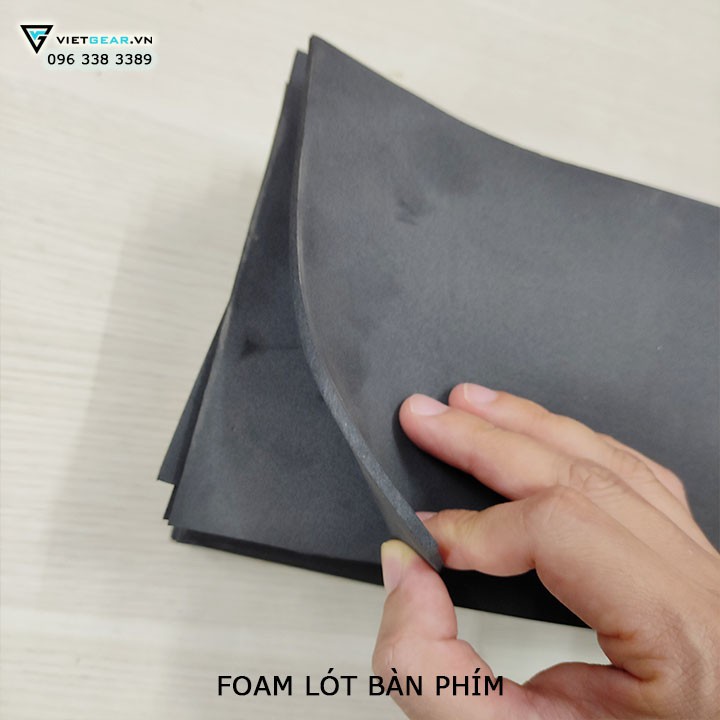 Foam lót bàn phím cơ tiêu âm, foam bot case, chống ồn, tăng cảm giác bấm