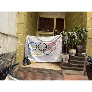 cờ olympic in 1,2x1,8m