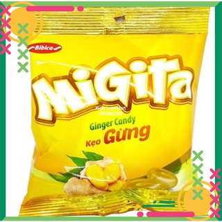 Kẹo gừng cứng Migita 70gr Bibica chính hãng0