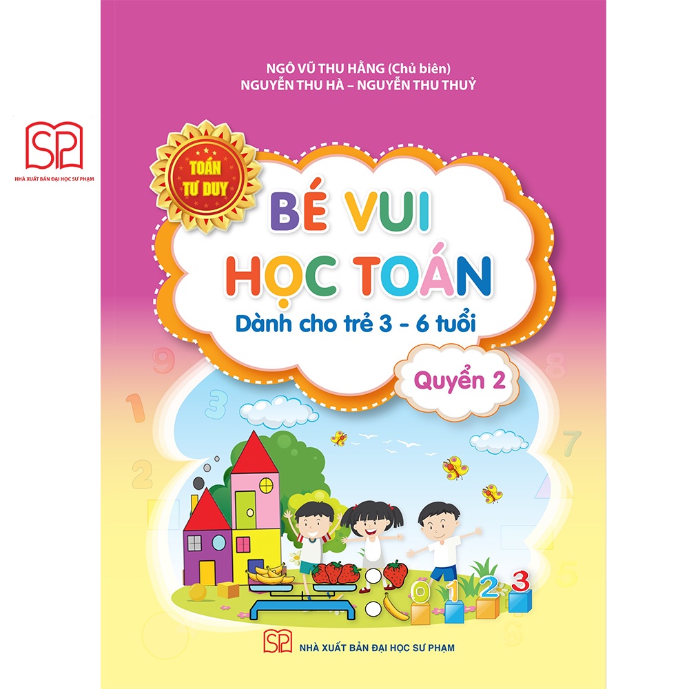 Sách - Bé vui học Toán Quyển 1,2,3 - NXB Đại học Sư Phạm