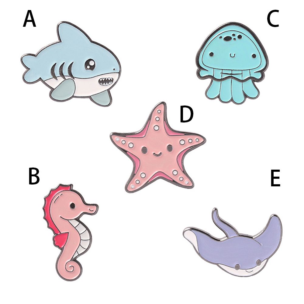 Ghim cài áo hình sứa biển hoạt hình dễ thương