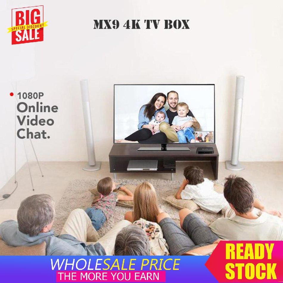 Thiết Bị Chuyển Đổi Tv Thường Thành Smart Tv Mx9 5g 4k Tv Box 1.2ghz