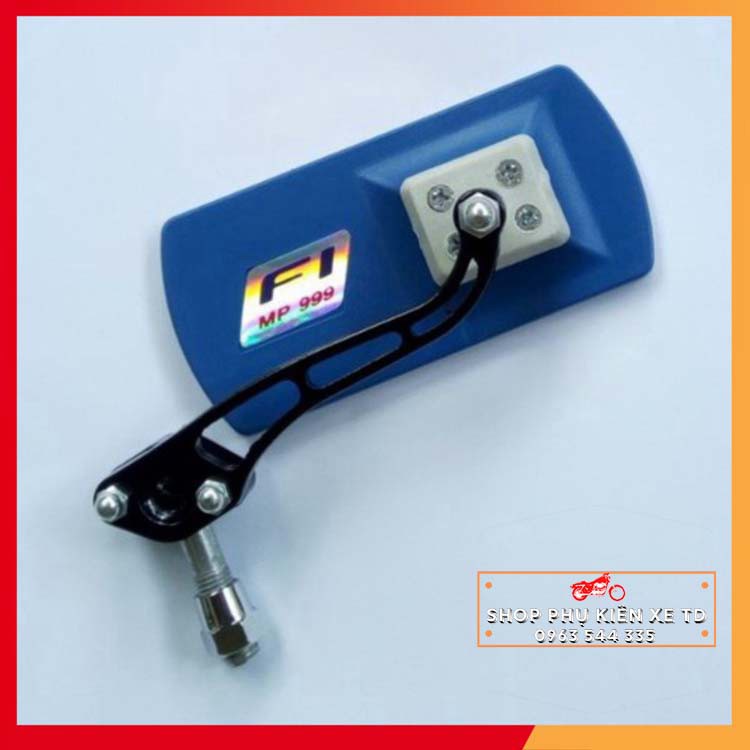 GƯƠNG CHIẾU HẬU THỜI TRANG 4 CẠNH GẮN CHO CÁC DÒNG XE MÁY (CHÂN BI GIÁ RẺ 10LY)