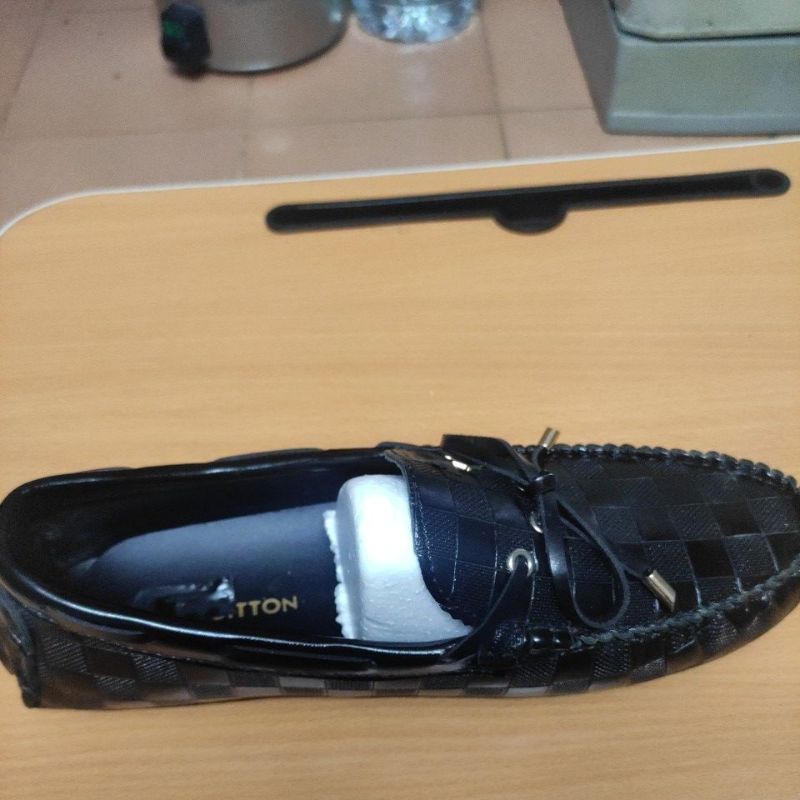 Giày lười nam lv có nơ