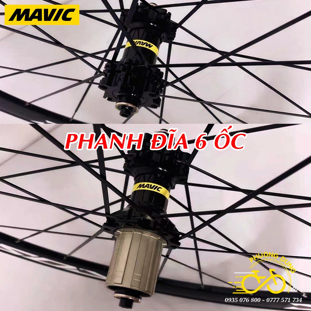 Bộ vành nhôm xe đạp MAVIC COSMIC ELITE 700Cx50mm - CỐI NỔ