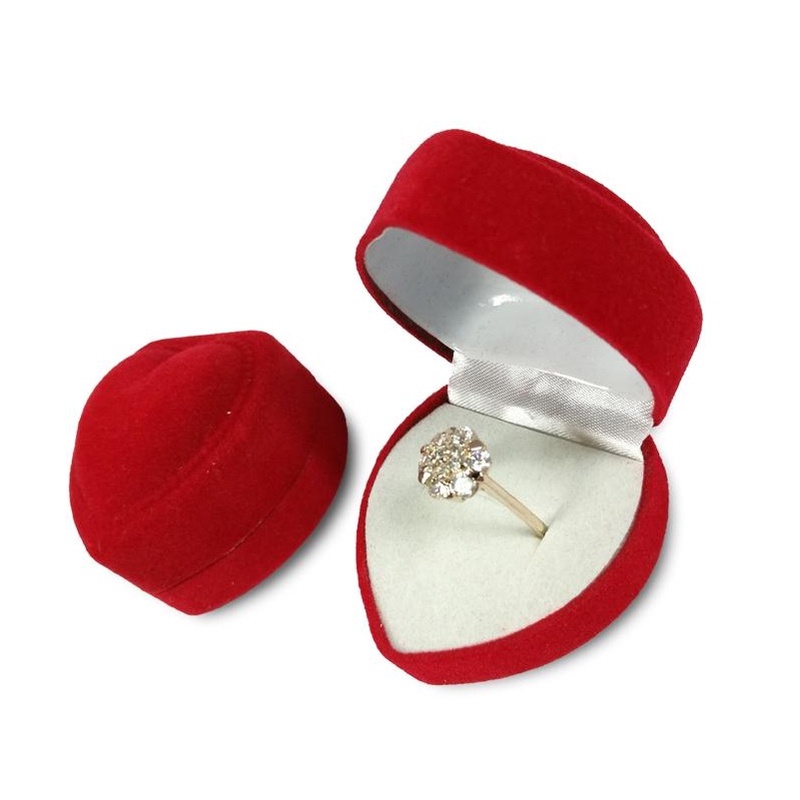 [Mới] Hộp Đựng Nhẫn Hình Trái Tim mini Tinh Tế Sắp Xếp Gọn Gàng Cho Đính Hôn / Trang Sức