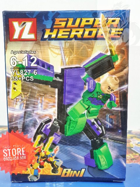 Combo 8 Minifigures các siêu anh hùng Marvel