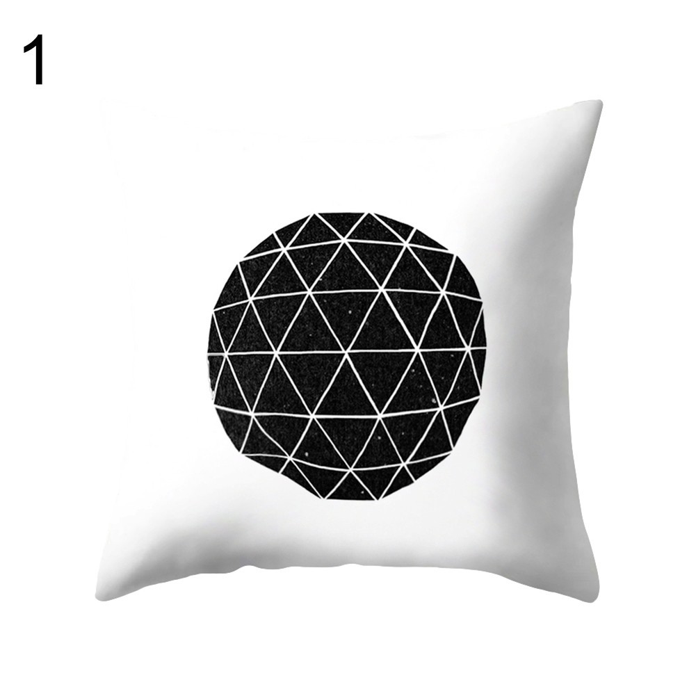 Áo gối hình vuông thiết kế họa tiết độc đáo dùng trang trí