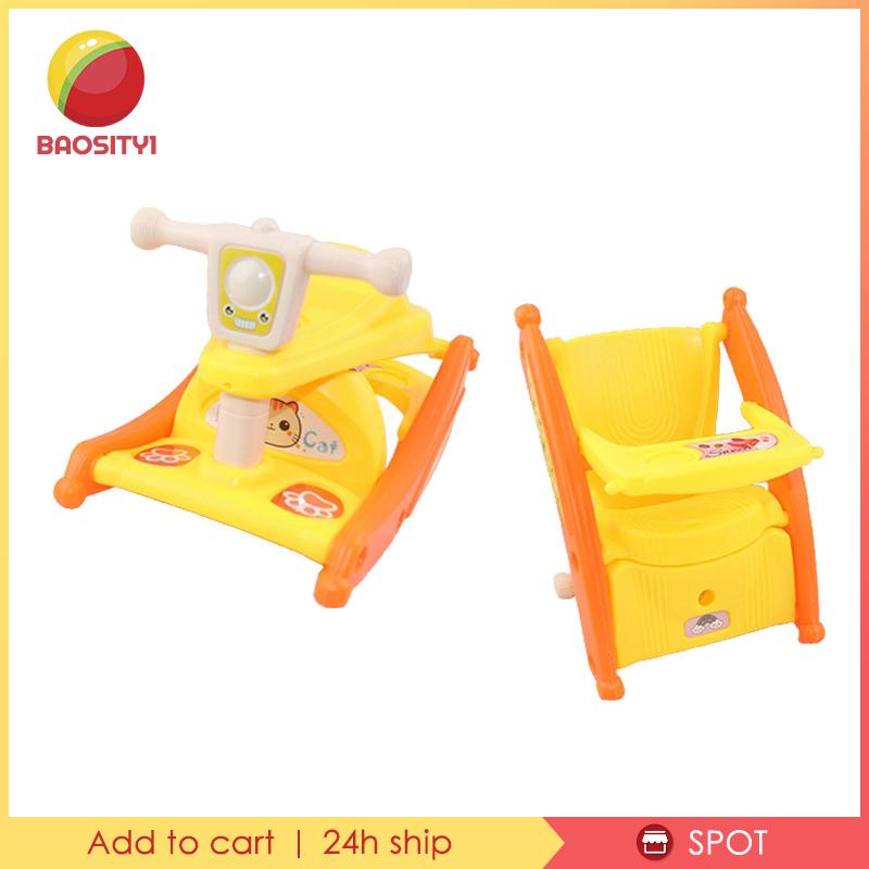 Ghế ăn/ xe bập bênh cho búp bê 1/6 dành cho bé gái