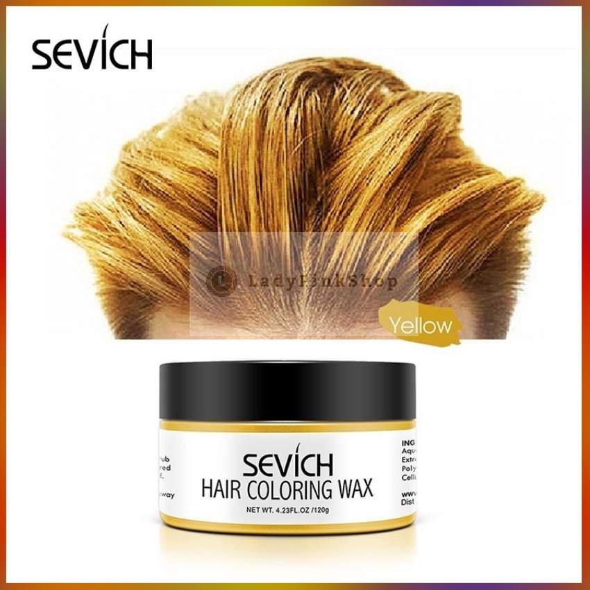 Sáp vuốt đổi màu tạm thời SEVICH màu Vàng 120g/Hộp