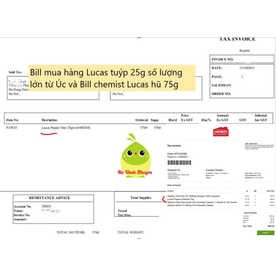 Kem đa năng đu đủ cho mọi lứa tuổi Lucas Papaw Ointment, Úc
