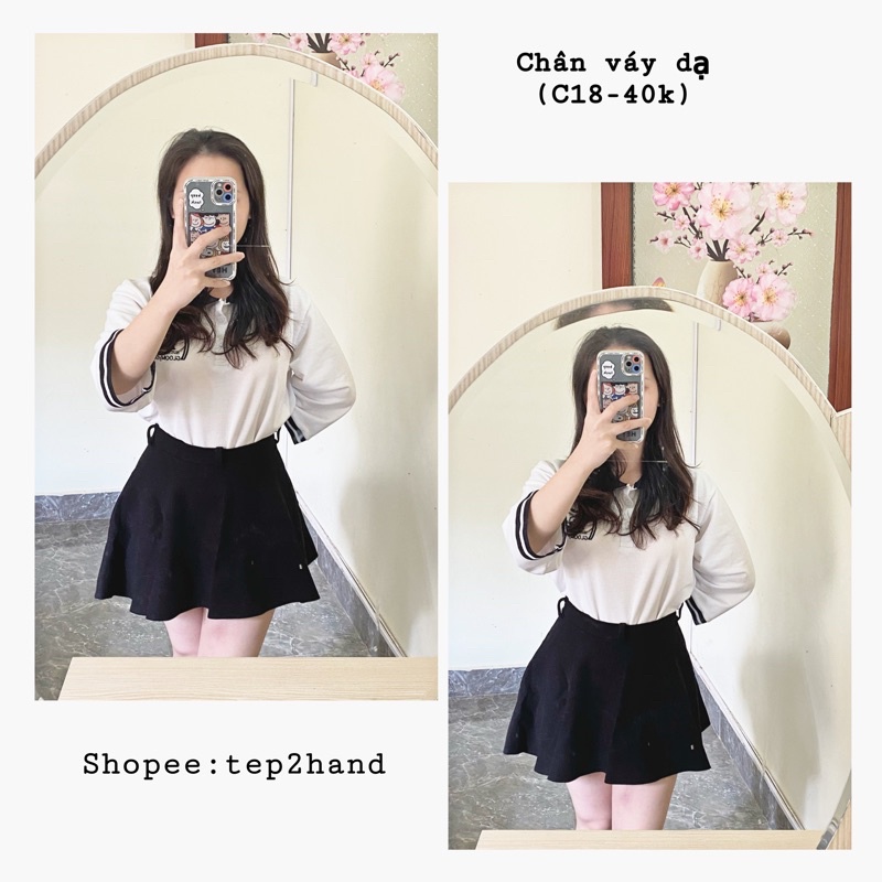 Chân váy dạ second hand (C18)