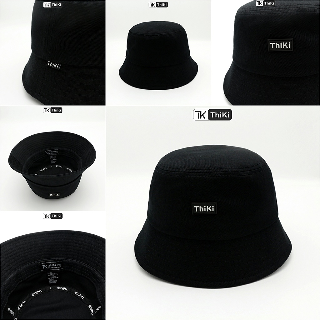 Mũ bucket trơn vành cụp chính hãng Thiki phong cách unisex K2500 dành cho nam nữ