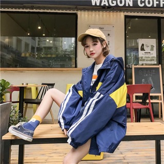ÁO KHOÁC GIÓ NỮ FORM RỘNG CÁ TÍNH