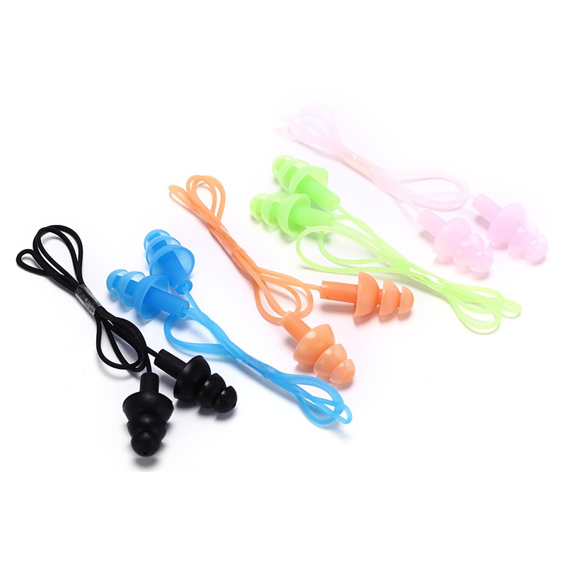 Nút Bịt Tai Khi Bơi Lội Bằng Chất Liệu Silicone