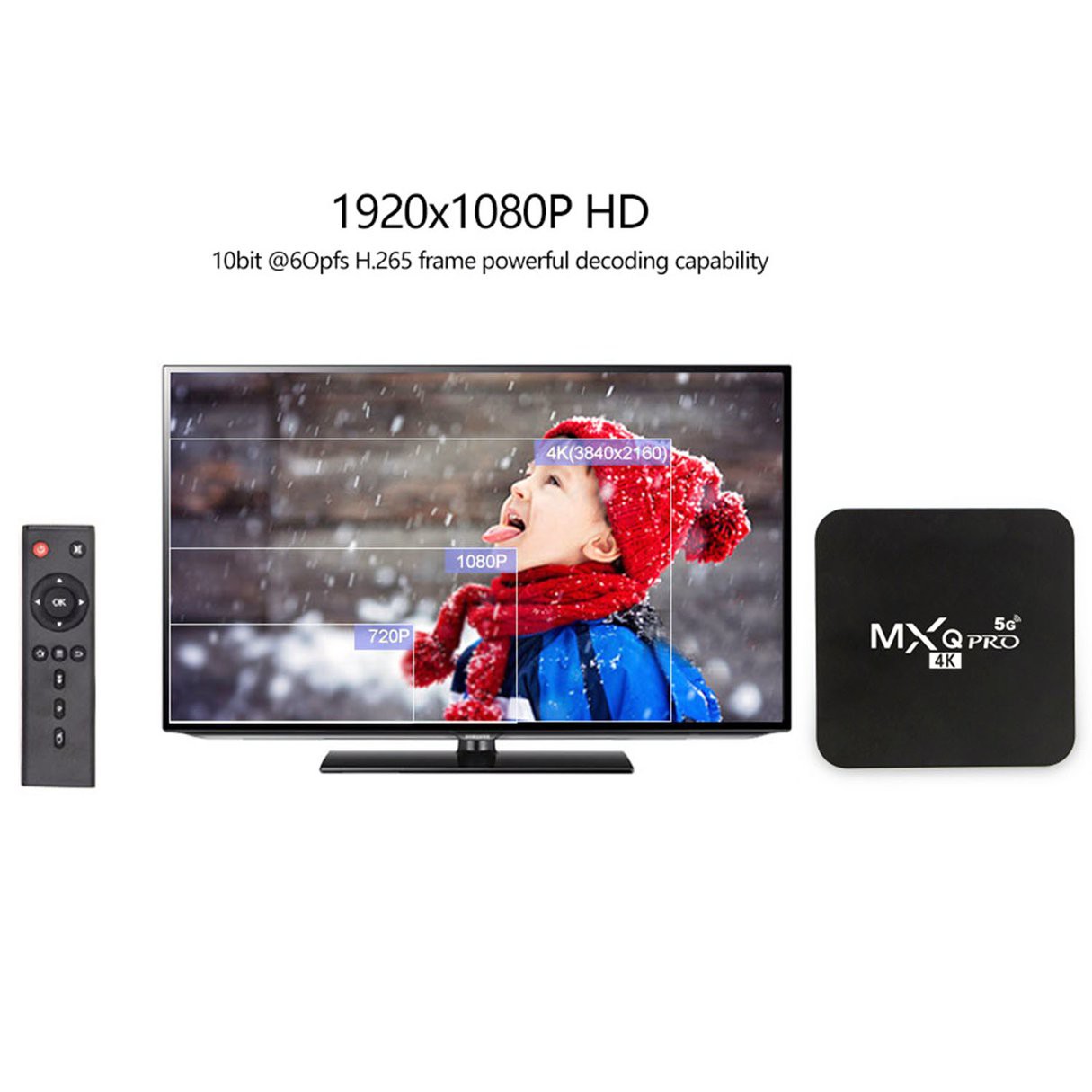 Đầu Mxqpro 5g 4k Tv Box Thông Minh Kết Nối Wifi