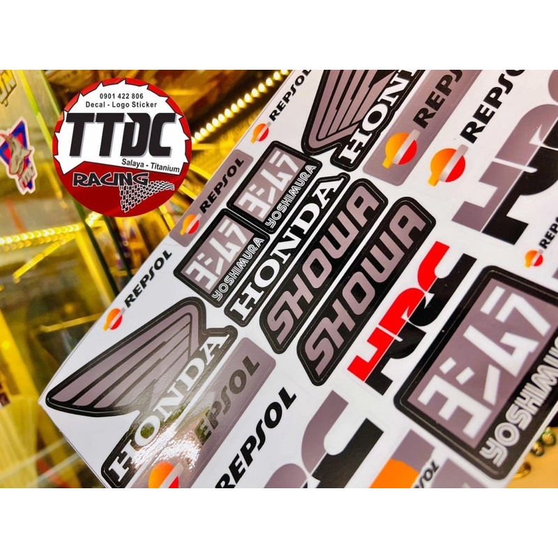 Tem Decal sticker set cánh chim hrc đủ mẫu ✌